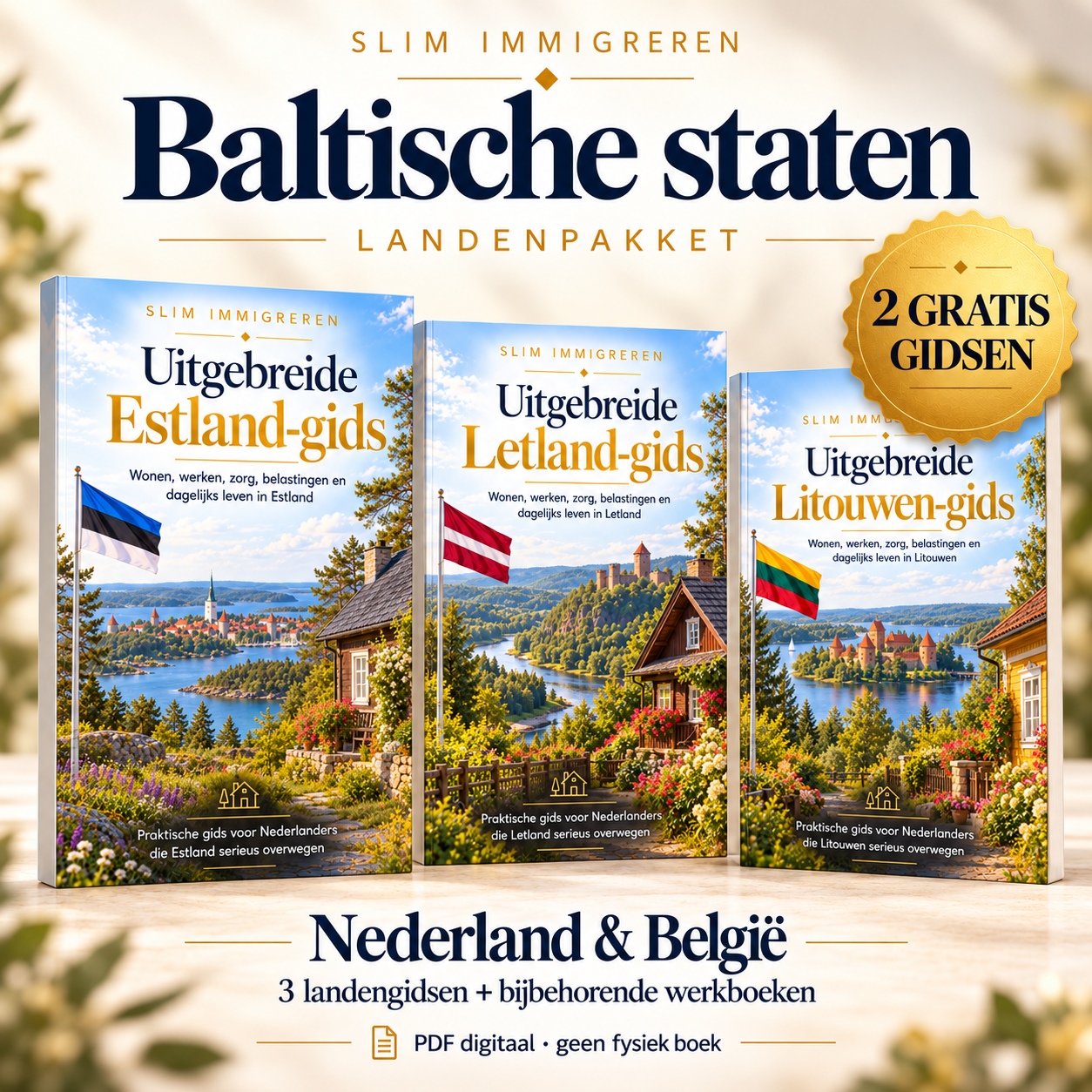 Landenpakket Baltische staten – inclusief werkboeken