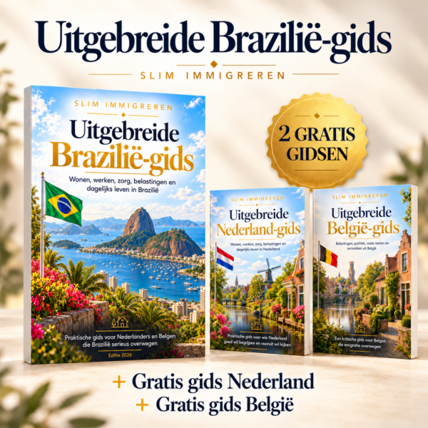 Emigratiegids Brazilië 2026 + 2 gratis gidsen