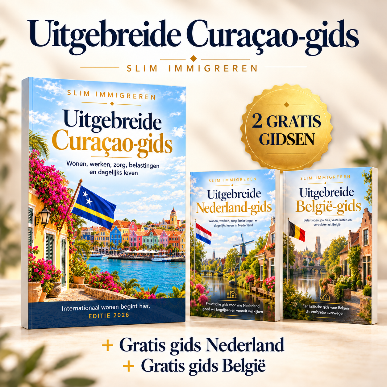 Emigratiegids Curaçao 2026 + 2 gratis gidsen