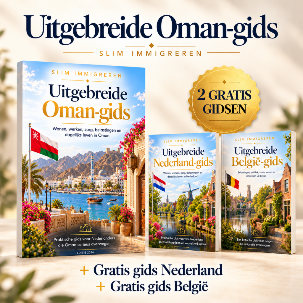 Emigratiegids Oman 2026 + 2 gratis gidsen