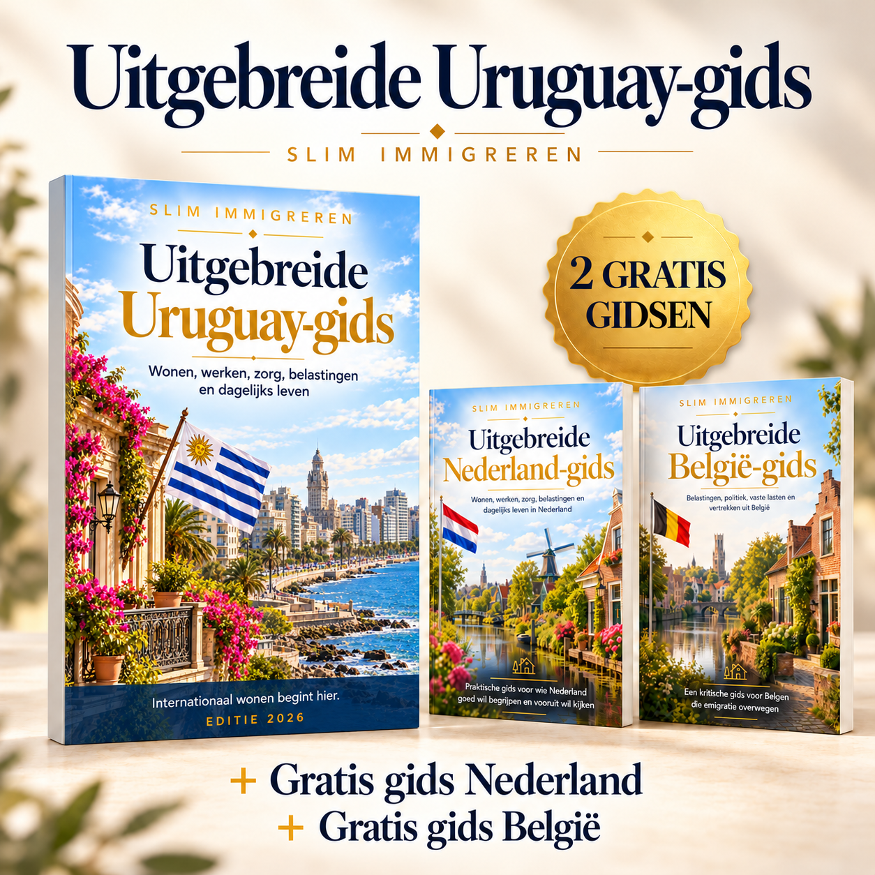 Emigratiegids Uruguay 2026 + 2 gratis gidsen