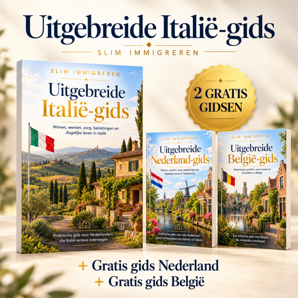 Emigratiegids Italië 2026 + 2 gratis gidsen