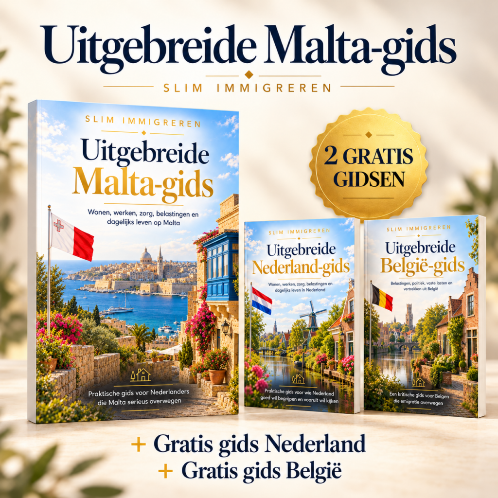 Emigratiegids Malta 2026 + 2 gratis gidsen