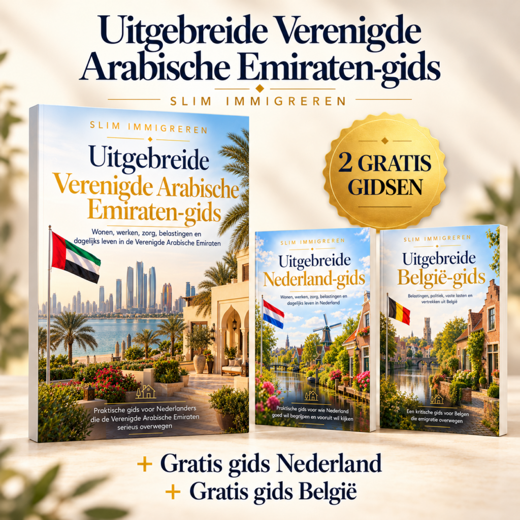 Emigratiegids Verenigde Arabische Emiraten 2026 + 2 gratis gidsen