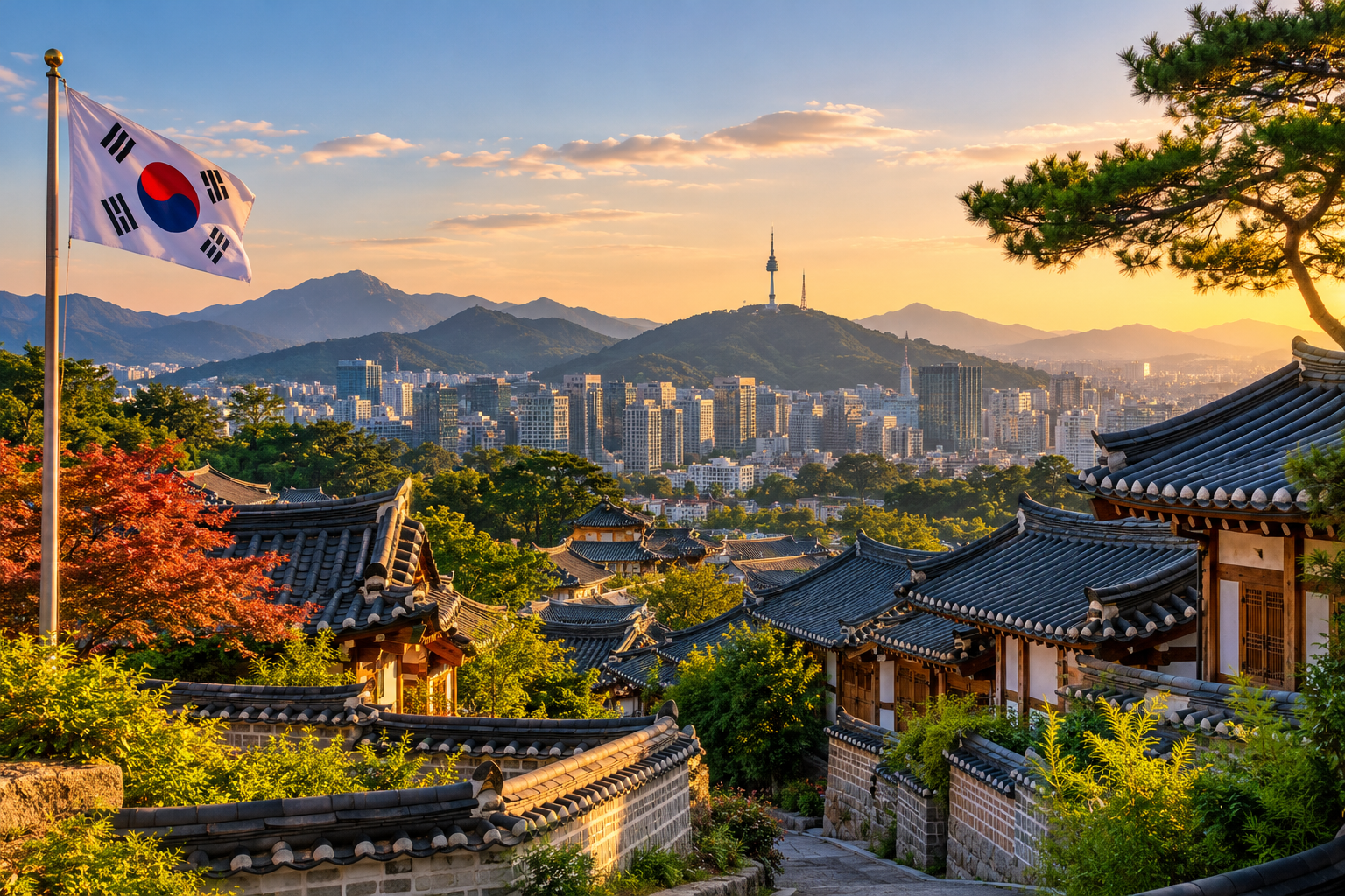 Sfeerbeeld van Zuid-Korea