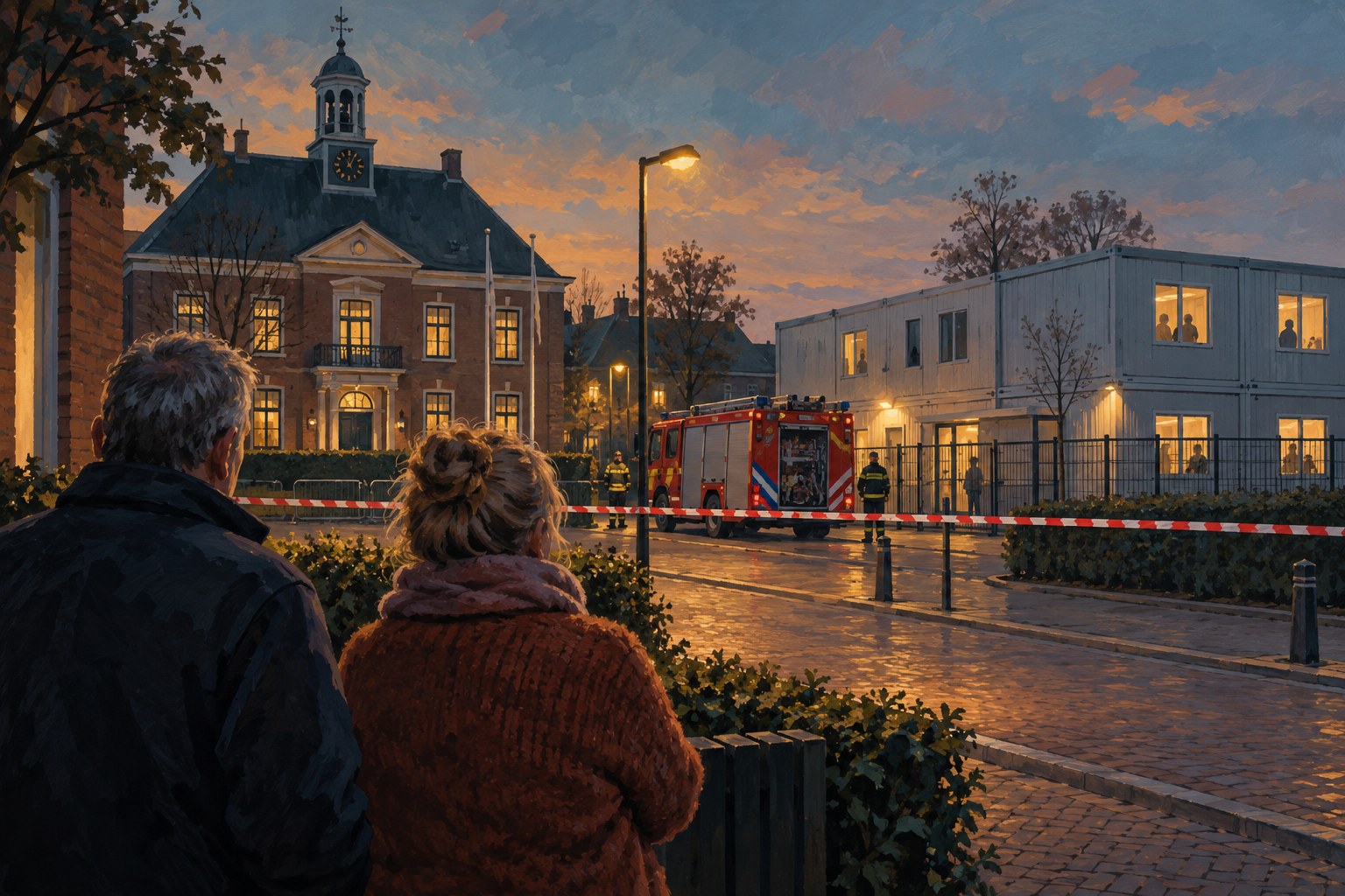 Brand bij opvangprotest in Loosdrecht: onrust raakt een hele buurt